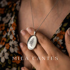 OVAL LOCKET | Love Flowers - MILA CANTES